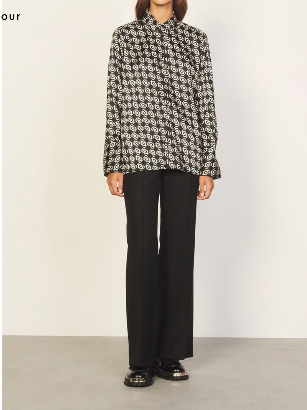 Sandro Paris Carlota Shirt Size 2